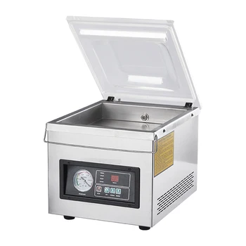 Dz-260A Small Single Chamber Food Vacuum Packing Machine Meat Grains Vacuum Sealer Packing Machine