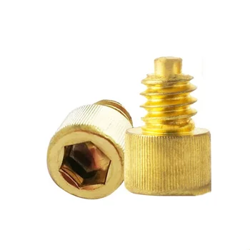 Red Copper Screw Fastener Gold-Plated Non-Standard Special-Shaped Flat Head Step Edge Knurling Machine Teeth Red Copper Screw