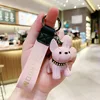 Resin method dog bulldog-pink