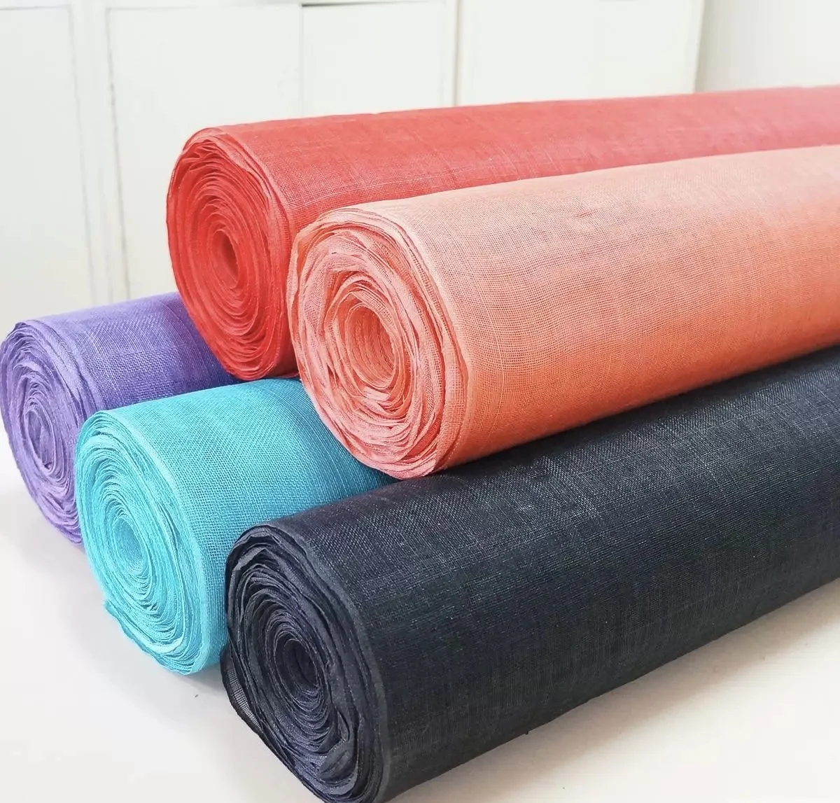 Millinery Supplies Hat Base Decoration Materials Sinamay Fabric