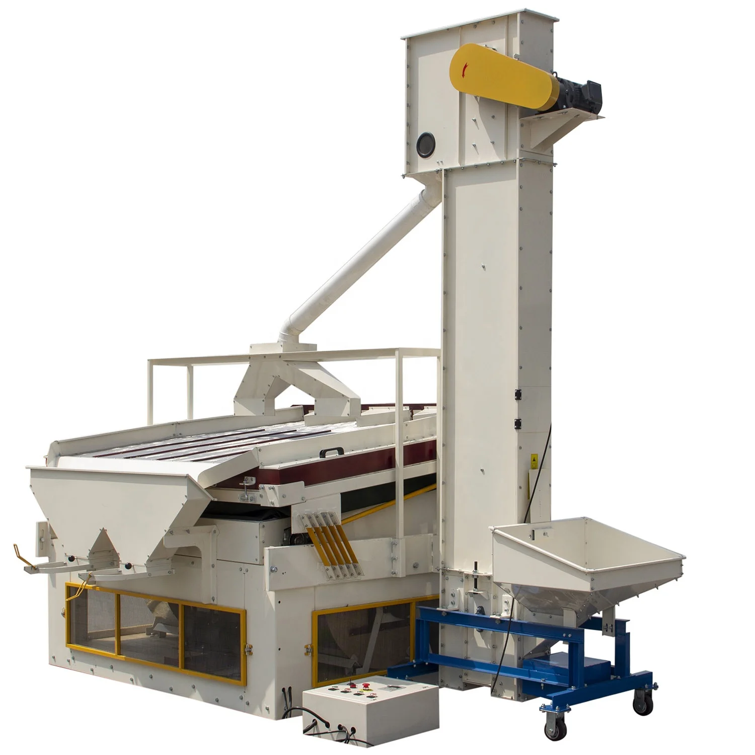 Soybean Destoner Palm Kernel Separator Rice to Stone Removing Machine