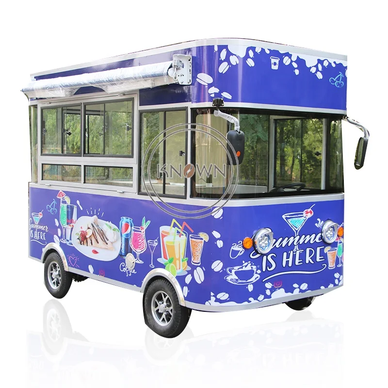 2024 индивидуальная Мобильная электрическая тележка для барбекю уличная Кухонная Тележка еды с сертификацией CE