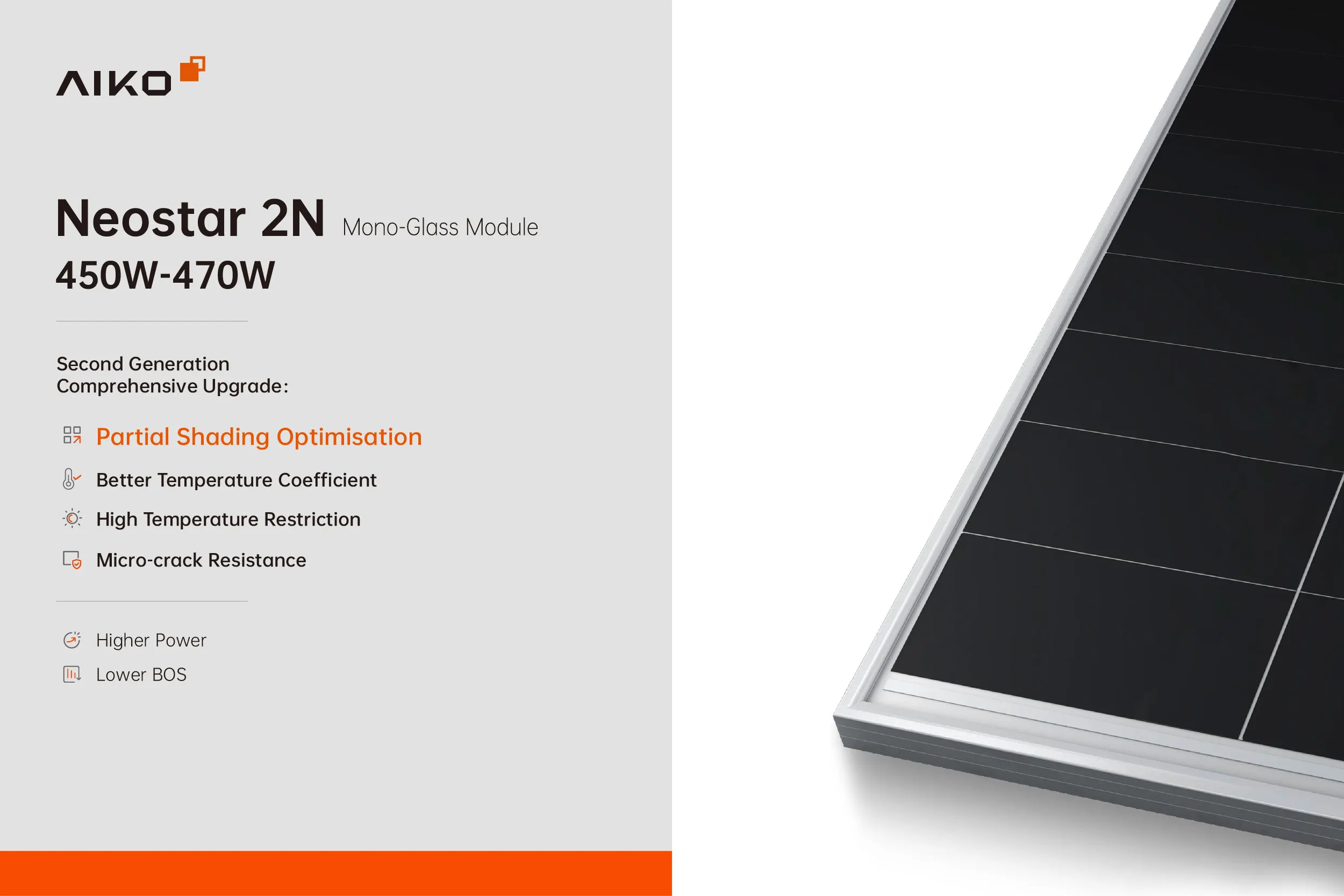 Aiko Solar Neostar 2n Abc Pv Module N-type Mono-glass Solar Panel 460w ...