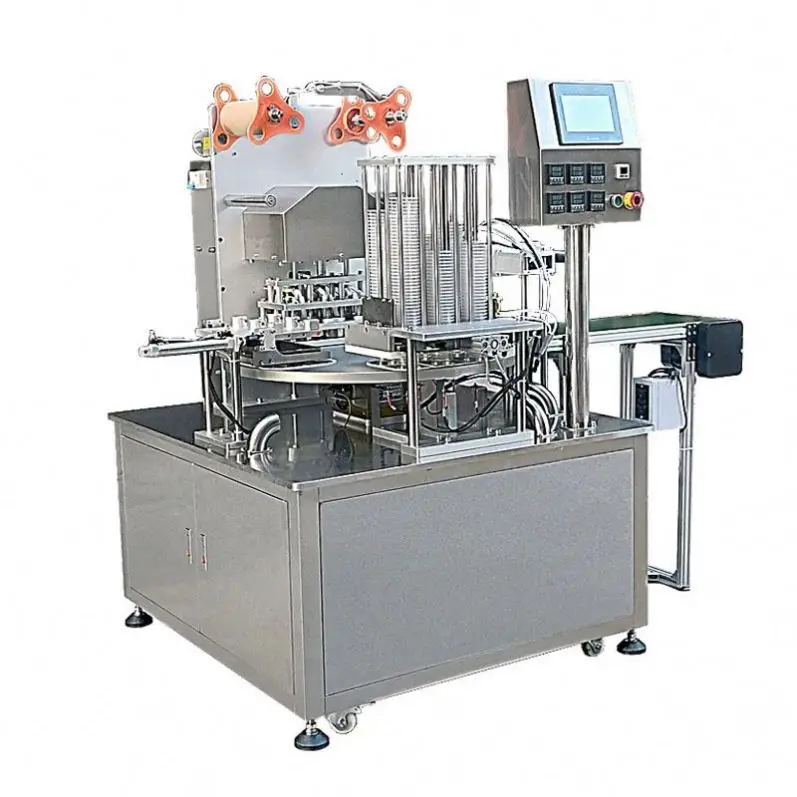 Plastic Cup Automatic Roll Film Sealing Machine Aluminum Foil Film Fully Automatic Dried Fruit Chocolate Packaging Machine