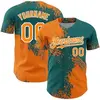 Flame Orange-teal