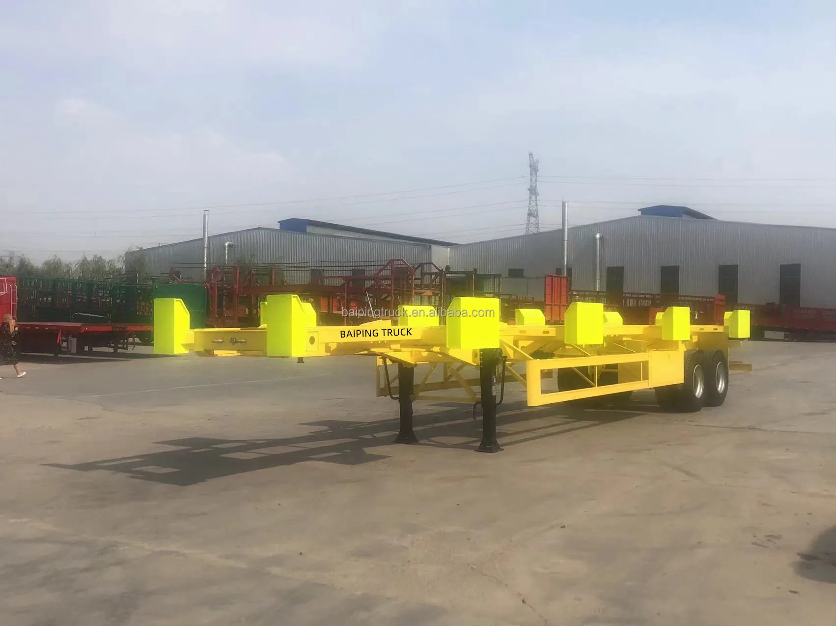 40ft Port Terminal Trailer Container Terminal Trailer Terminal Port ...