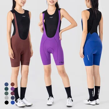 CHEJI cycling wear spot wholesale custom bib shorts for women in a variety of colors dyed