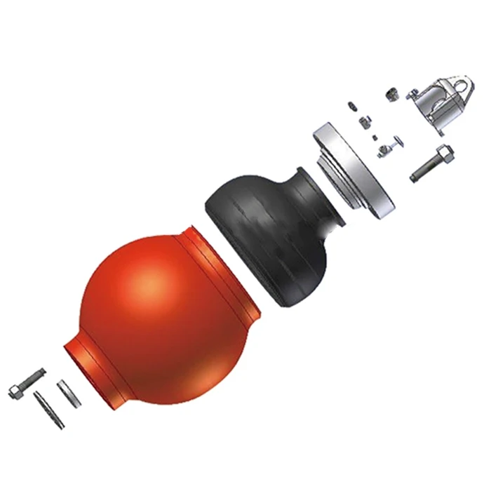 API Mud Pump Spare Parts Air Bag Hydraulic Discharge Pulsation Dampener for Oilfield