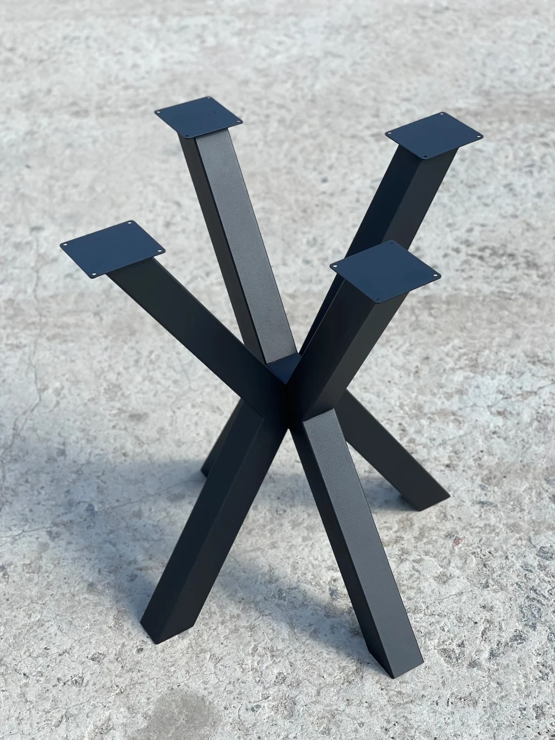 Furniture Hardware Black Metal Furniture Legs Industrial Dining Diy