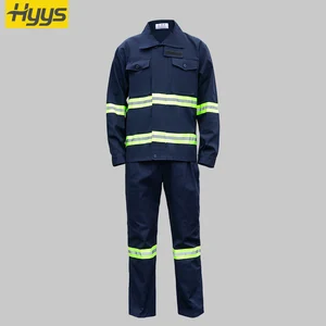 Hi Vis Work Coveralls Breathable and Durable Reflective Working Suit Custom Logo Miner Work Uniform for Men