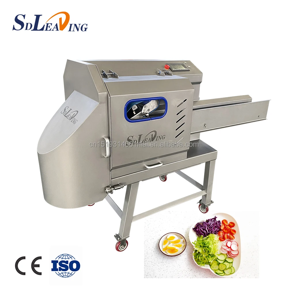 Factory Price Leaf Vegetable Okra Processing Cutting Cabbage Slicing Machine