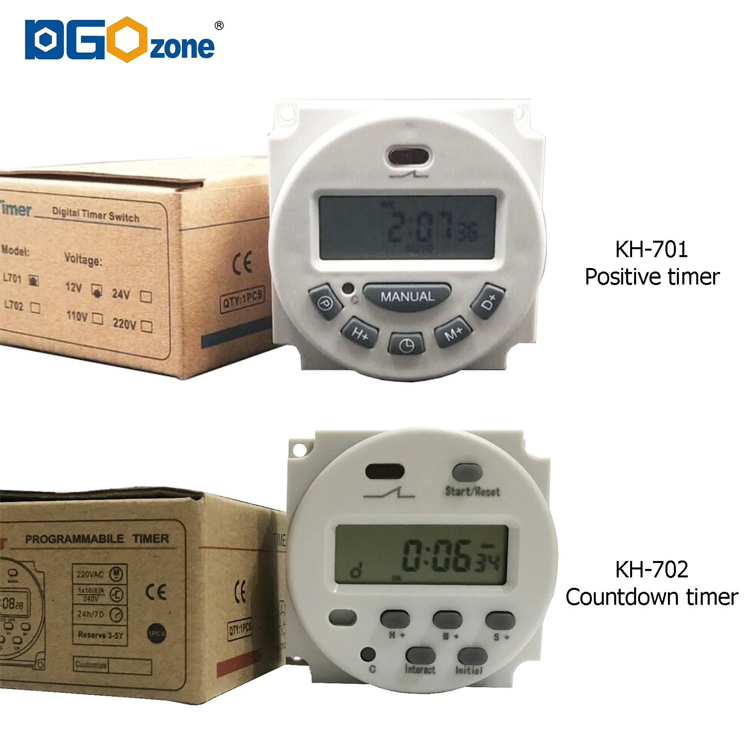 dgozone 12v digitale ozonizzatore timer timer programmabile