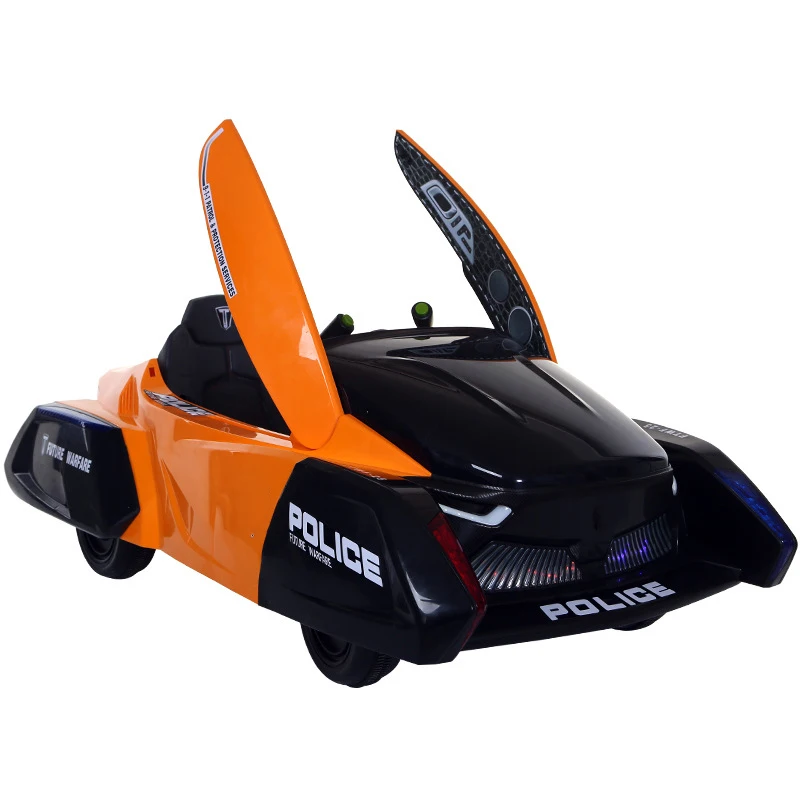 electric police car toy