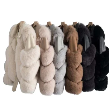 Wholesale women's winter new fur one long artificial fur coat mink women's mid-length fur coat