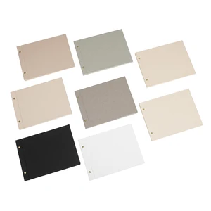 OEM Custom A4 Printed Leather and PVC Cover Guest Book for Funerals Memorial Service with Thermal Binding and Thread Sewing