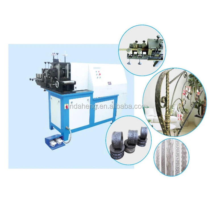 Wrought Iron Spearhead Making Machine square bar Embossing Machine