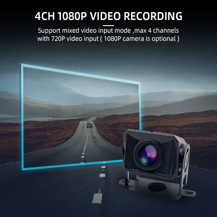 Wemaer ADAS AI Active Blind Spot Car Truck DVR Touch Screen Monitor Night Vision BSD 1080P 4CH Camera System details