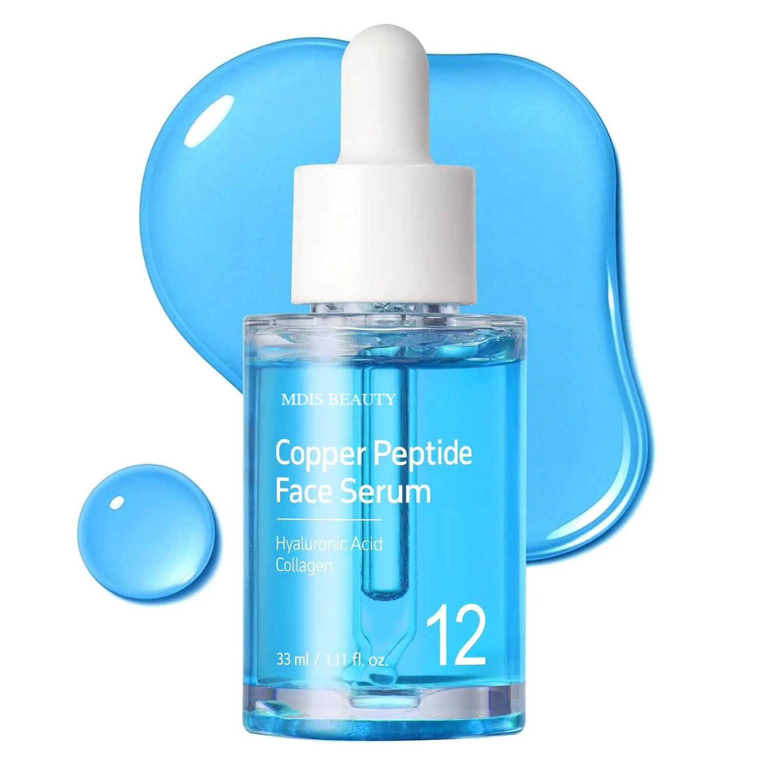 ghk-cu solution color blue Hot Sale Oem Private Label Ghk-Cu Facial Whitening Natural Organic Glow  Anti-aging Blue Copper Peptide Face Serum| Alibaba.com
