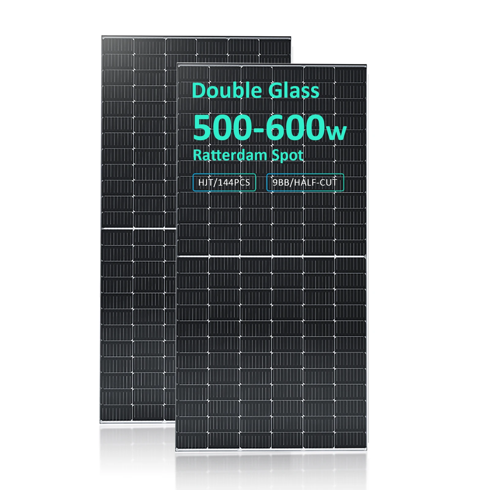 Eu Stock Mono 580w Pv Module 48v 600 Watt Panneaux Solaires Solar Panel ...