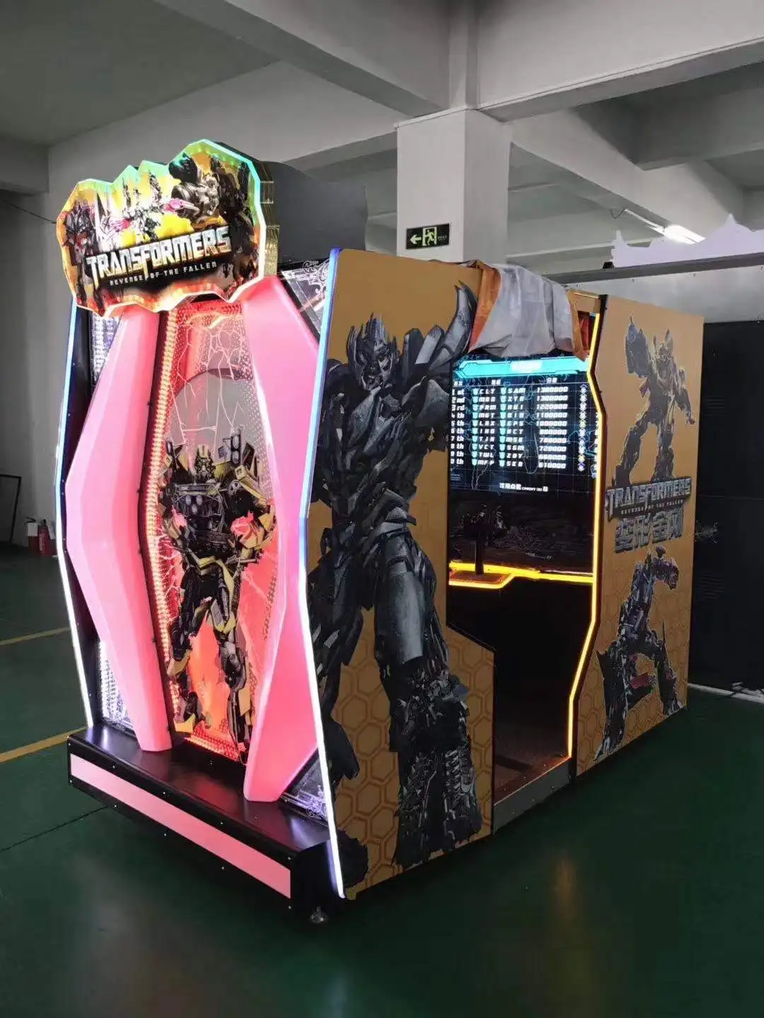 屋内アーケードゲームトランスフォーマーヒューマンアライアンス