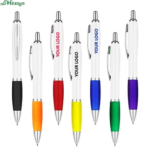 Customizable Multicolor Plastic Ballpoint Pen 1.0 mm Black Ink Customizable Logo Advertising Promotional Gifts Logo Printing