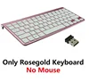 Clavier en or rose