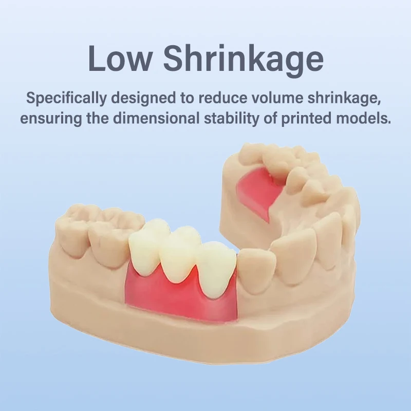 Antinsky Temporary Dental Model Resin Color A1 A2 A3 Dental Resin for DLP LCD Resin 3d Printer 405nm 0.5kg