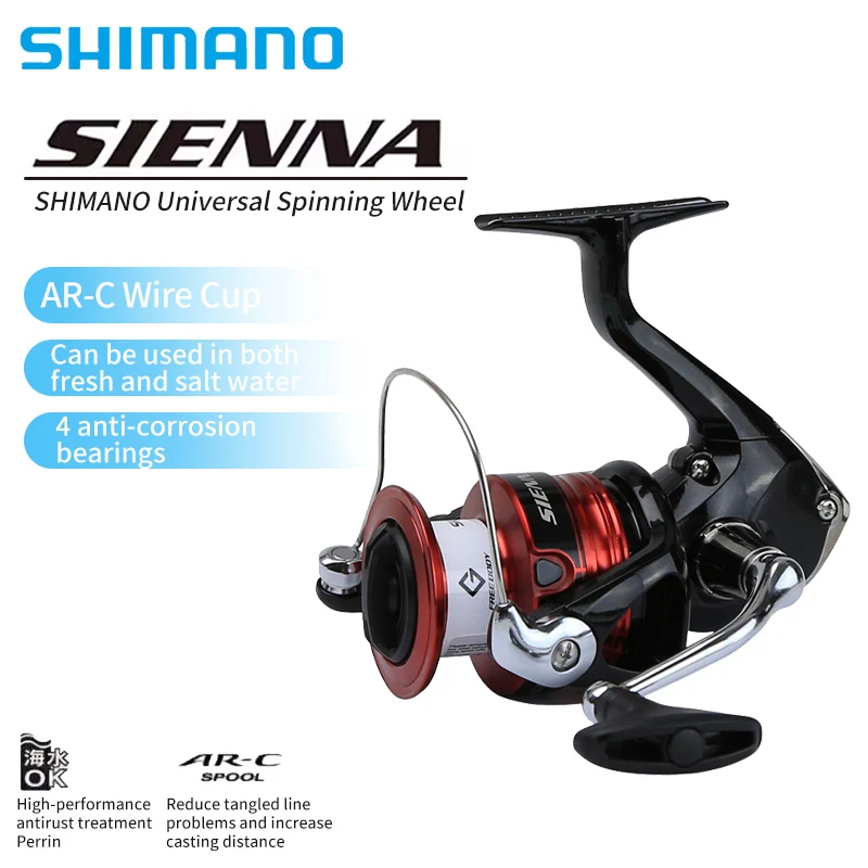 Sienna Fishing Spinning Reel 500-4000 | Max Drag 4kg/8.5kg | 3+1bb  Lightweight Aluminum Alloy Reel for Various Fishing Methods