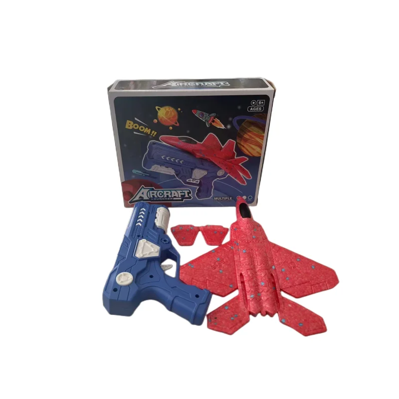 Outdoor Toys Funny Foam Ejection Flying Epp Foam Plane Lightup