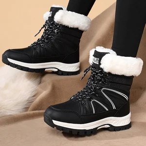 Factory-customized OEM Snow Boots for Winter comfort Lightness Mid-calf Thick-soled Women's Warmth Boots