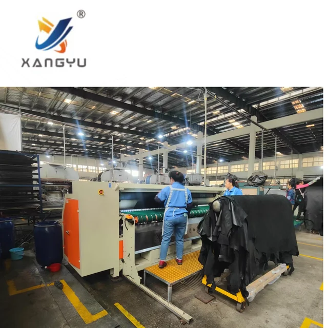 GJHY Oil-Return Embossing Machine Softening Leather Tanning Equipment Leather Production Machinery  Leather Sewing Machine