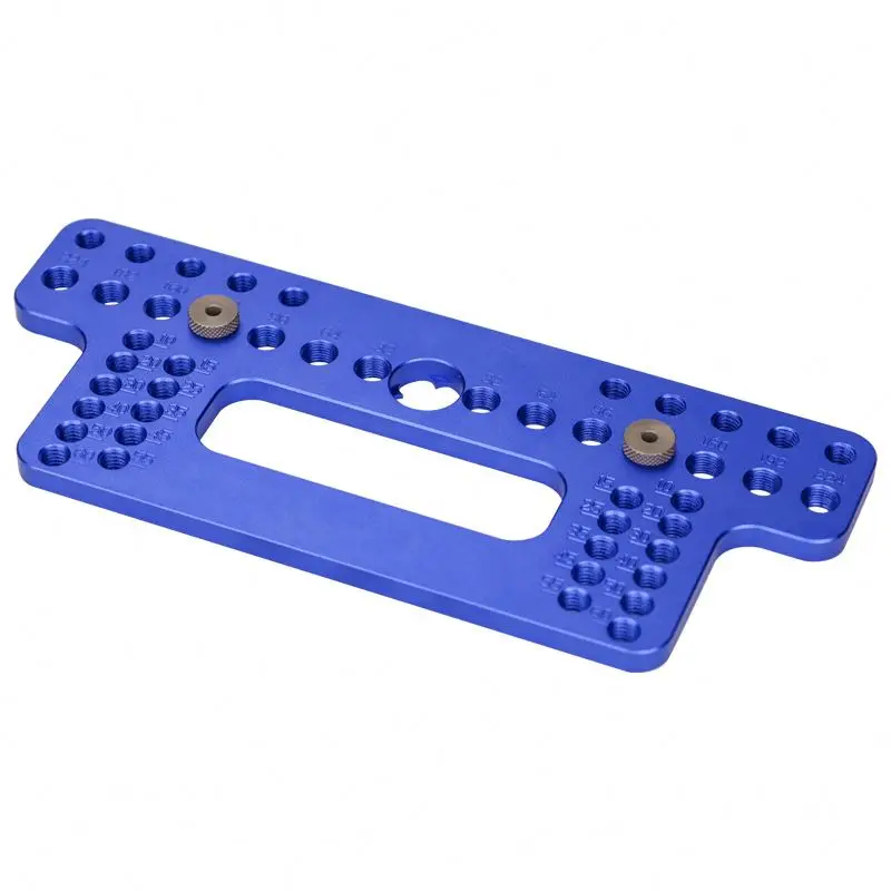 TEBAK W-131 Hole Handle Pitch Punch Locator Woodworking Pocket Jig Set Wardrobe Door Cabinet Positioner Drill Guide Sleeve