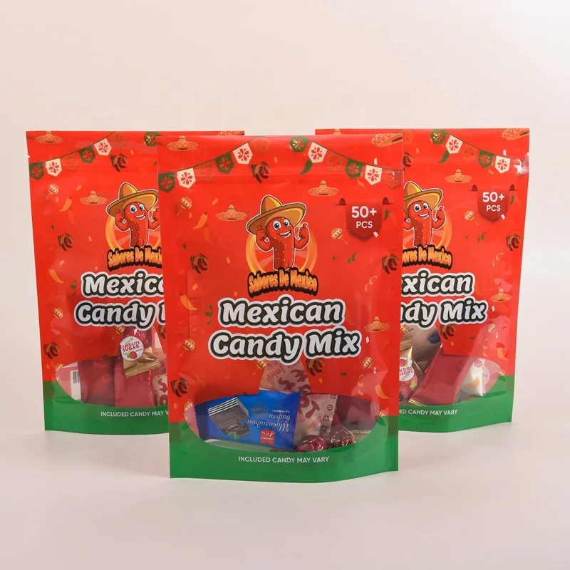 Custom Shape Mylar Bags 3.5g Smell Proof Resealable Ziplock Stand Up Pouches Food Bag Printed