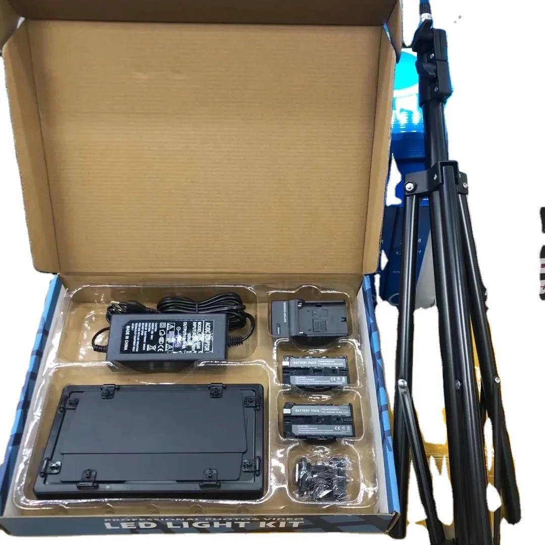 Professional Photo &Video Led Light Kit Vari-colour Pro Led 800 with M  Tripod and Battery LED Video Light Professional Light