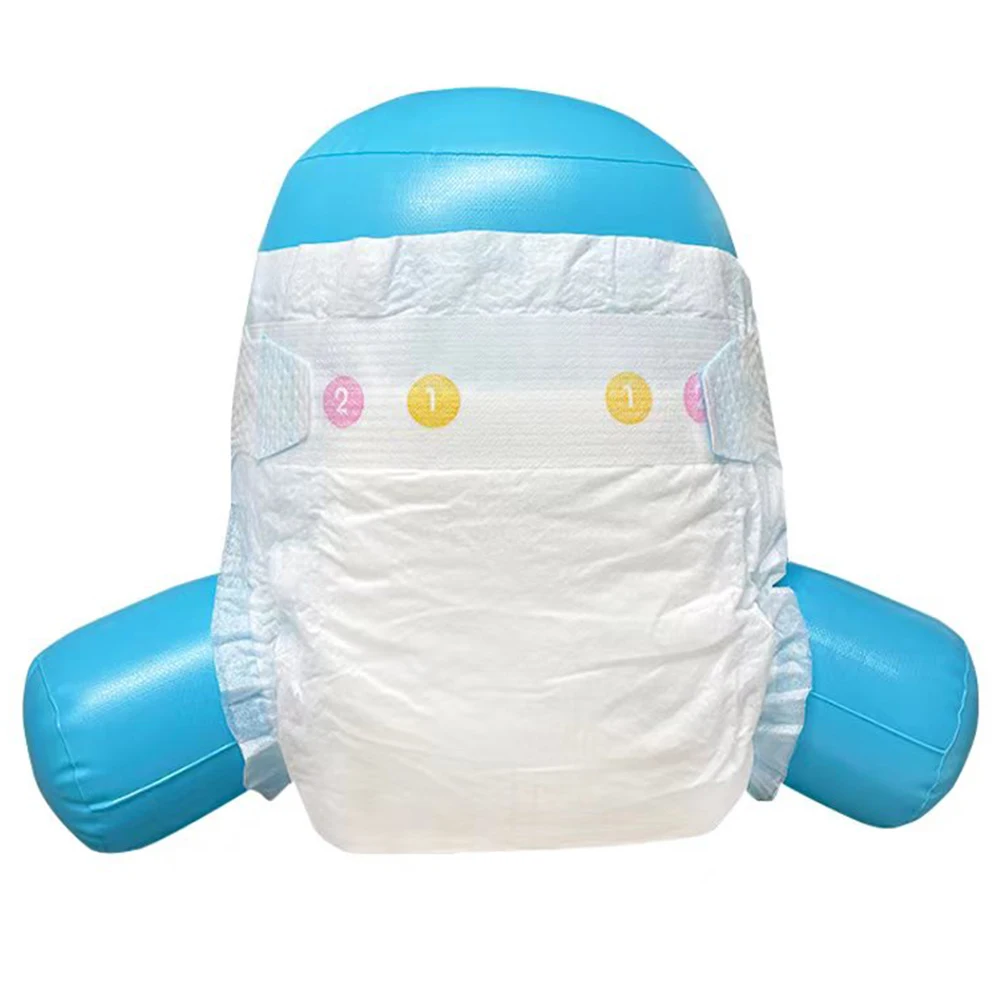 OEM/ODM Urine Display Function T Type Big Ear Elastic Tape Baby Diapers