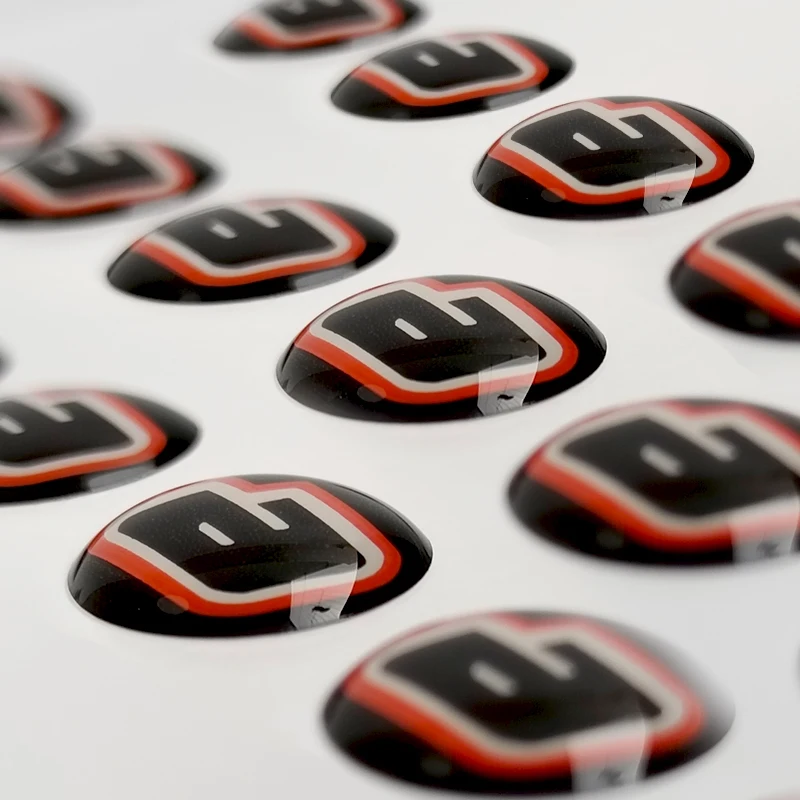 Custom 3d Label Printing Epoxy Domed Resin Sticker 3d Label Printing Sticker
