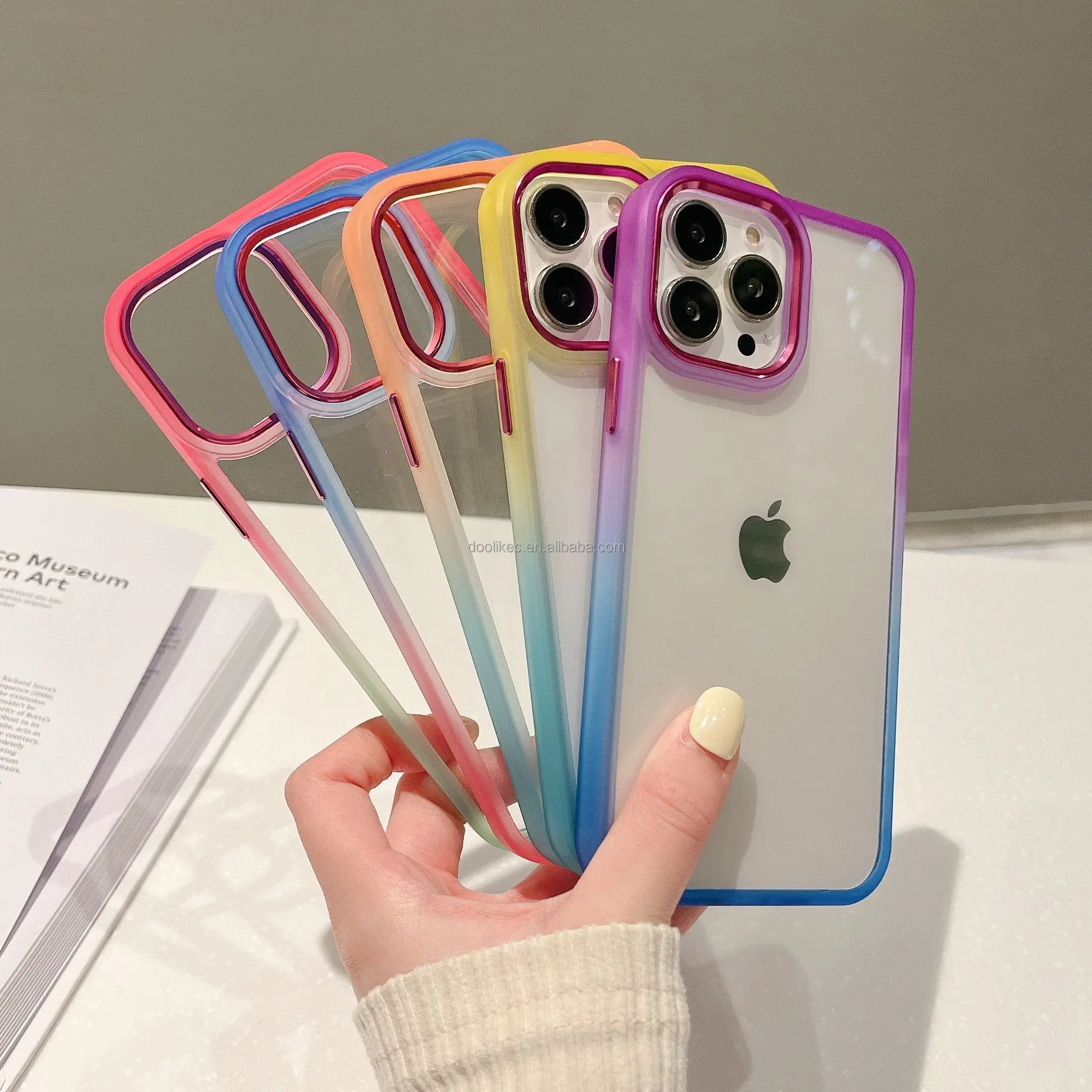 X-Level Rainbow iPhone 14 Plus TPU Case