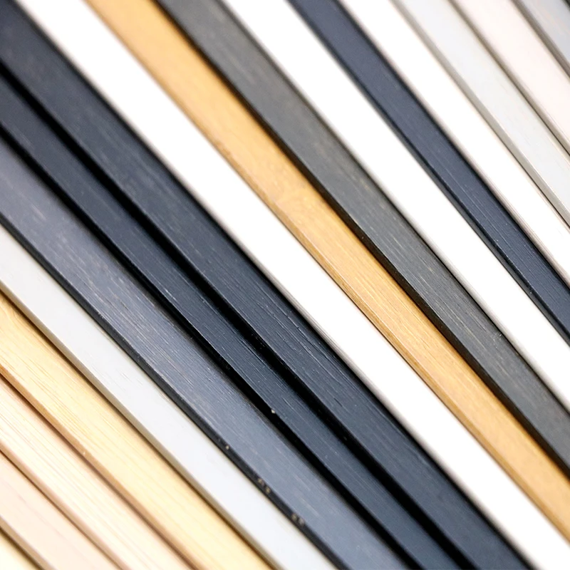 Modern Design Bamboo Wood Venetian Blinds Large Size Brushed Dyeing Effect Wholesale Supply for Hotels Horizontal Opening