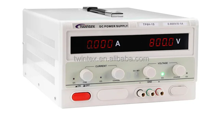 Twintex Fuente 1000W Switched 4 Digits LED Display Adjustable 100V 10A Variable DC Power Supply