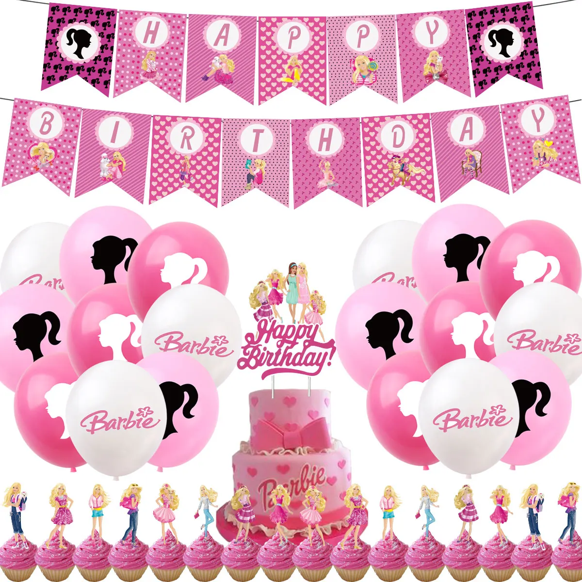 barbie birthday party set