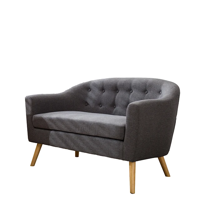 Best Seller Living Room Sofa Sets Furniture Fabric Tufted Two Seater Sofa factory