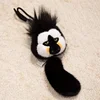 Du du yi la button-long hair white face monkey-13cm
