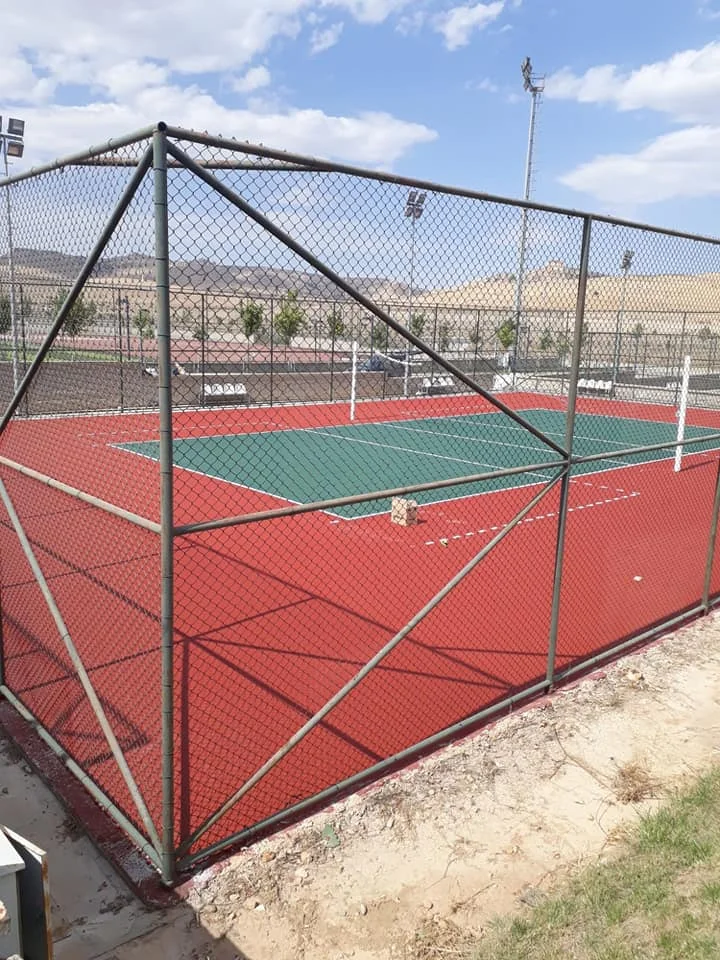 product galvanized chain link mesh fence with grass-21