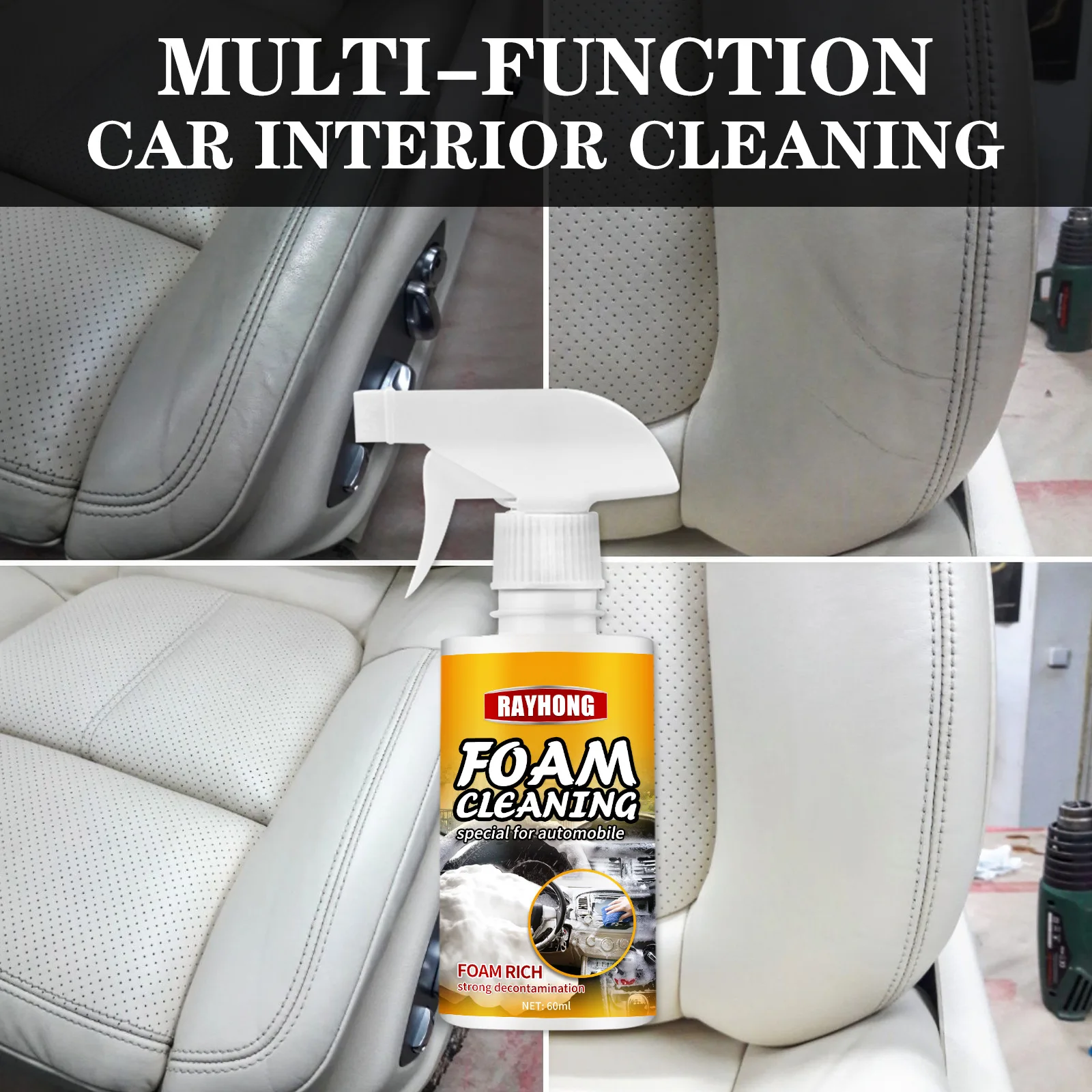 multi purpose multifunctional foam cleaner for