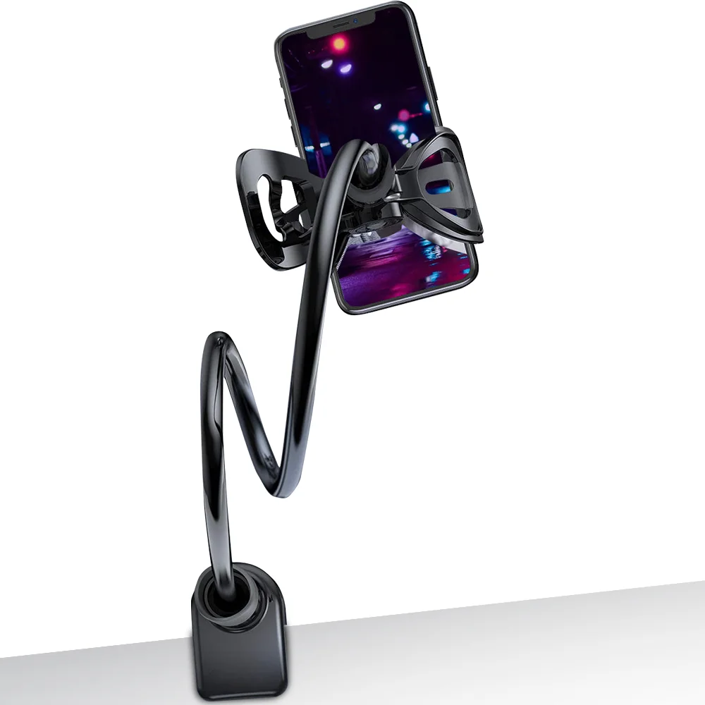 Aluminium Lazy Bed Cell Phone Mount Portable Flexible Long Arm Adjustable  Mobile Phone Holder