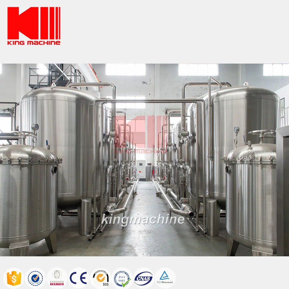Fully Automatic Pure Water Purifier Reverse Osmosis System Water Filter 500L 10000L Per Hour