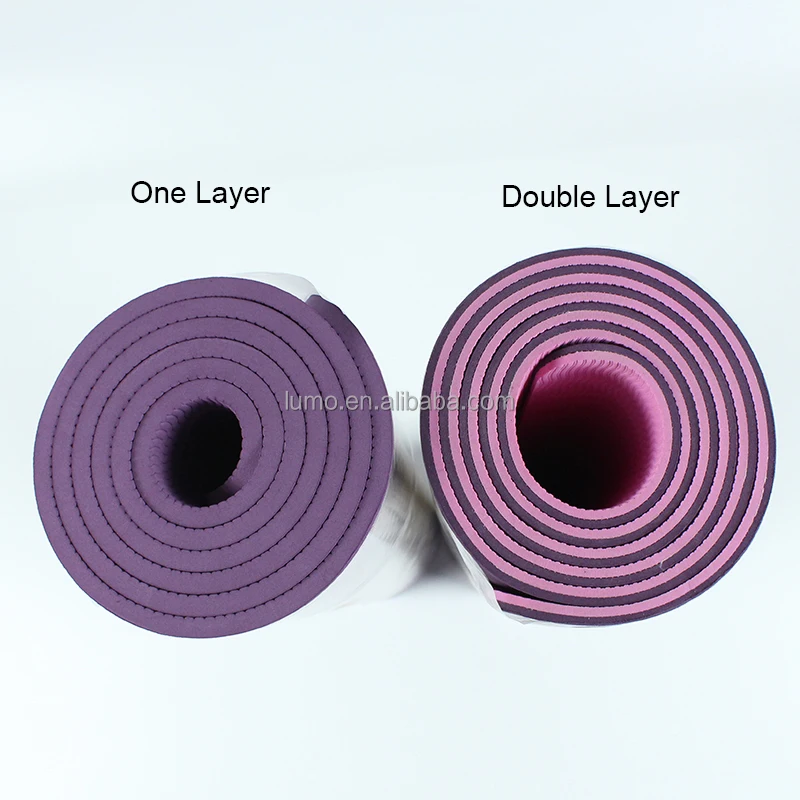 180*63 180*81cm Custom Logo Tpe Yoga Mat Factory,Bulk Wholesale Double Layer Fitness Exercise