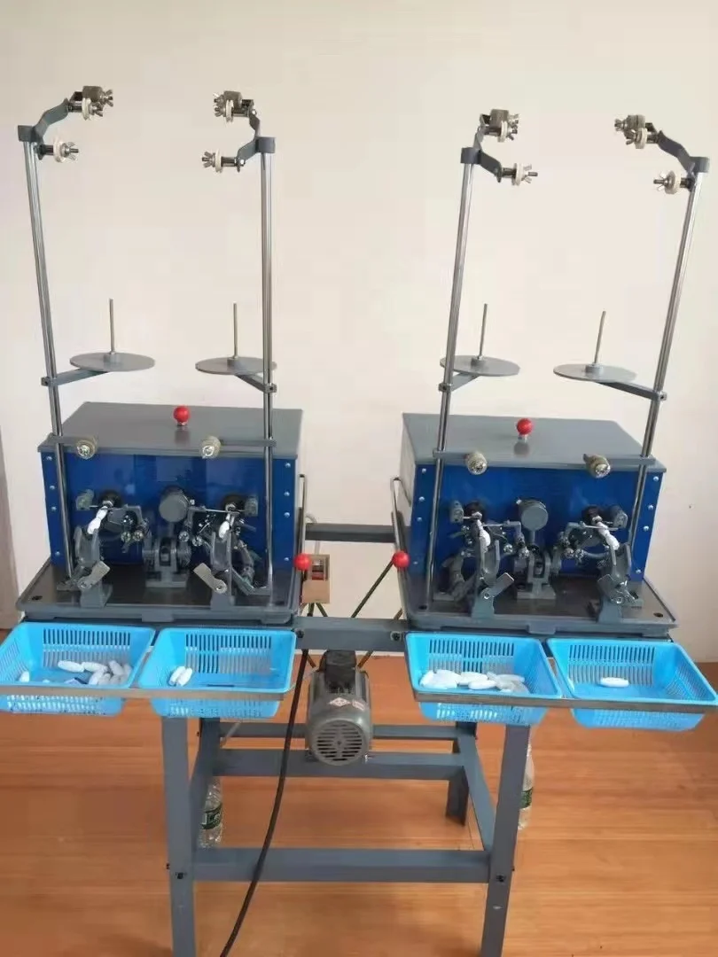 5 Spindle Cocoon Bobbin Winding Machine for Schiffli Embroidery and Quilting Machines