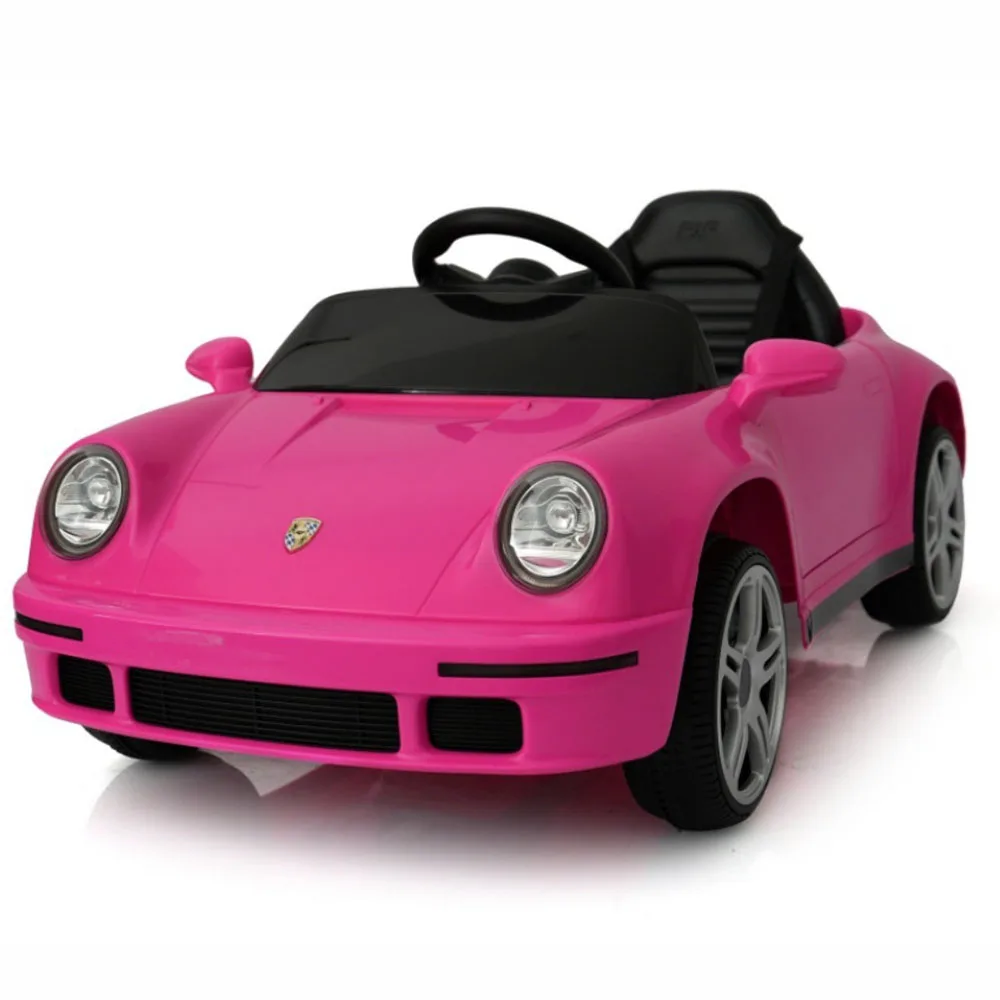 New Model Children Ride-On Toy Dual Drive Electric Car with Shaking Lights Early Education Plastic Ages 2-7