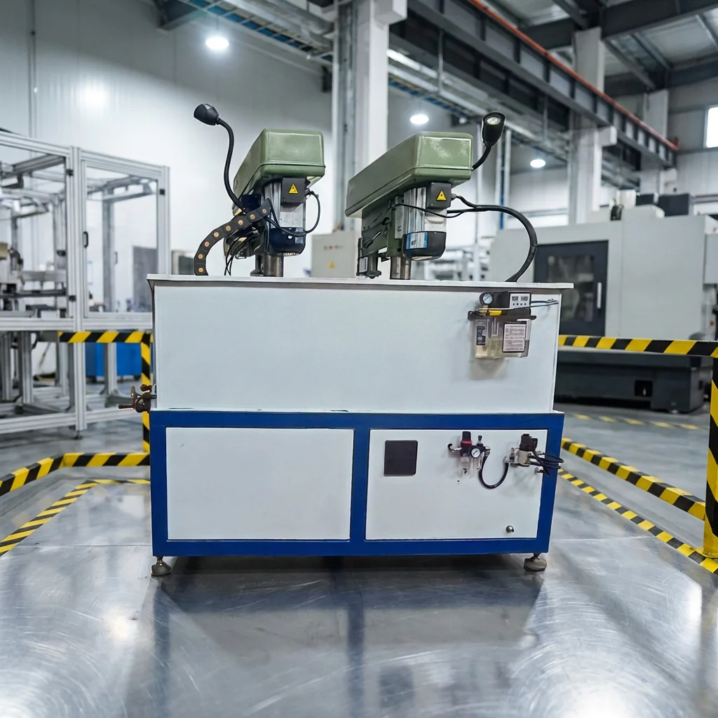 Industrial Double Head Drilling Machine Two Spindle Automatic Bench Drill Press Manufacturer